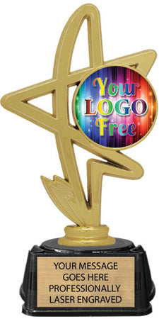 Custom SwishStar Color Insert Trophy on Synthetic Regal Base [TXRGJ576]