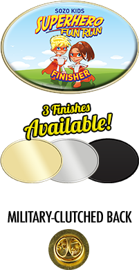 Oval Full Color Custom Pin [PCPD-OVL140-6]