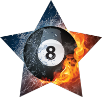 Billiards: Fire & Water Star Insert [ST-4308]