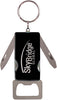 4 Function Bottle Opener & Key Ring- Black [BTOP030BLK]