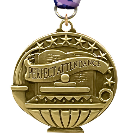2" Perfect Attendance Academic Medal [MAP2-PA]