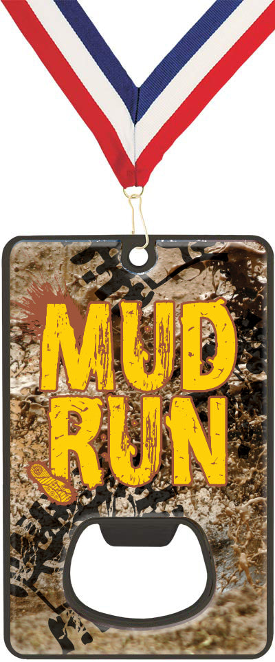 Bottle Opener with Magnetic Back- Mud Run [MCAROP-MDRN-1012]