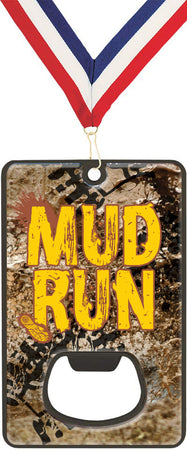 Bottle Opener with Magnetic Back- Mud Run [MCAROP-MDRN-1012]
