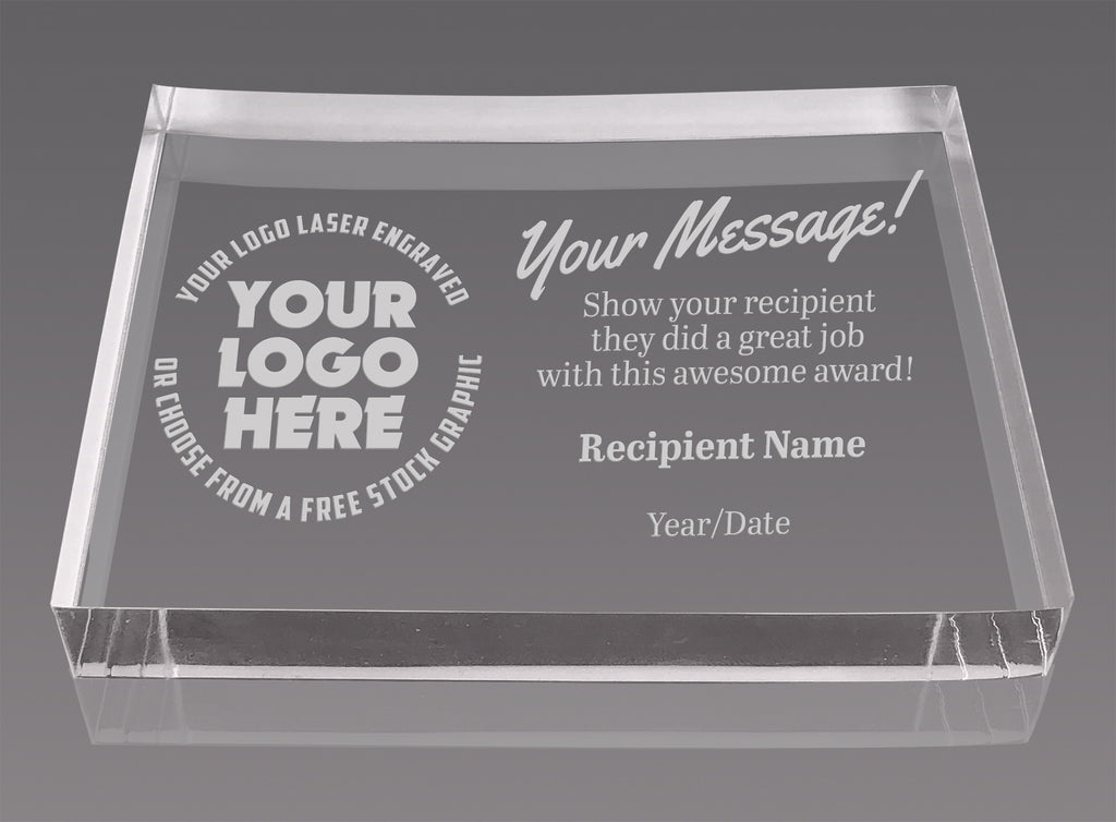 Colorado Paperweight Acrylic Award - 5.8 x 3.75 inch [ASTT-CO-M-Q]