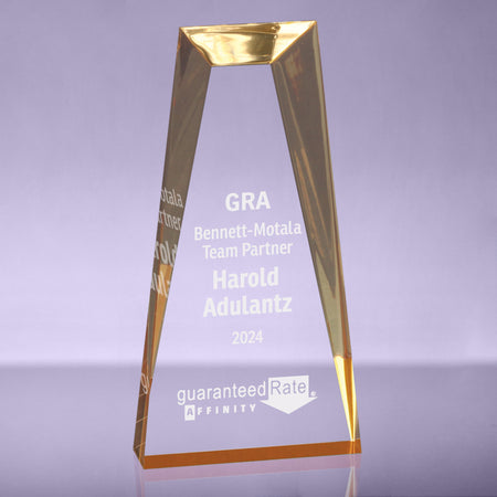 Gold Skyscraper Acrylic Award - 10 inch [APSKY-10-GLD]