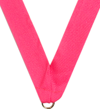 7/8 x 30 in. Neon Pink Neck Ribbon [NKRB-4077]