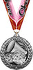 Cheer Dimensional Medal- Silver [MSW2-CH-S]