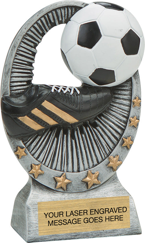 Soccer Star Bright Resin Trophy [RGSR6-SC]