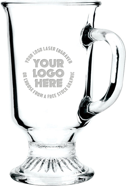 Anchor Hocking 8 oz. Irish Glass Coffee Mug [ICMW308]