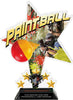 Paintball Shattered Star Colorix Acrylic Trophy- 10 inch [TACR10-STR-PNTBL-Q]