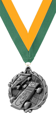 Pinewood Derby Medal- Silver [MP18-PNWD-S]