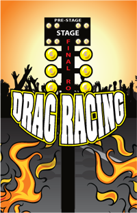 Auto | Racing- Drag Racing Plaque Insert [BBP-2126]