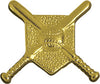Baseball Crossed Bats Chenille Pin [PCH-10]