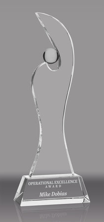 Uplifting Spirit Crystal Award - 11.5 inch [CF31-11-X]