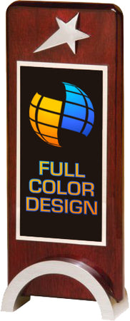 Custom Chrome Plated Star Plaque [TD1584-FC]