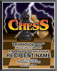 Chess Graphix Plaque [PGFX912-CS]