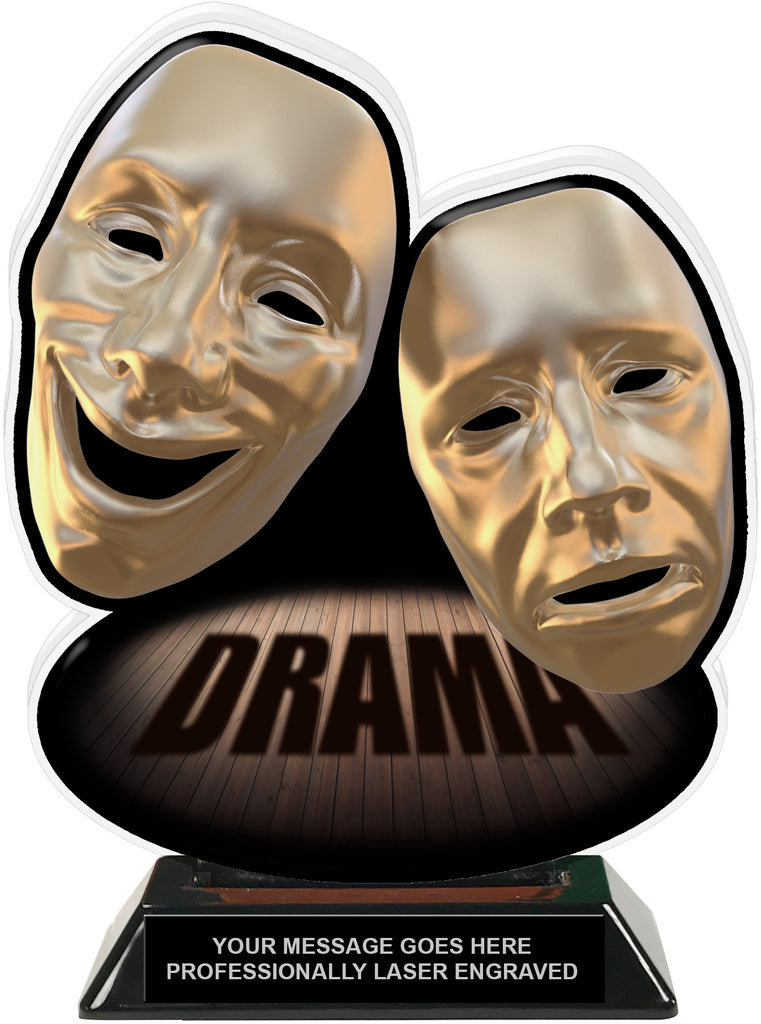 Drama Metallic Colorix-T Acrylic Trophy- 8.25 inch [TACR8-DR2-Q]