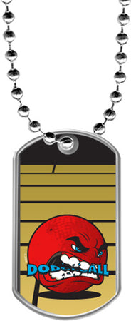 Dodgeball Dog Tags [DTLAM2-DGBL]