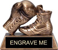 Boxing Glove & Shoe Resin Trophy [RMP133-BX]