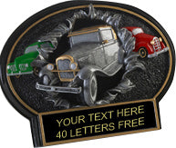 Antique Car Car Burst Thru Oval [BT7-ANTQCR]