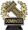 Dominoes Colorix-T Acrylic Trophy- 8.25 inch [TACR8-DMNO-Q]