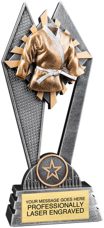 Martial Arts Sun Ray Trophy - 8 inch [RJSR-8-MA]