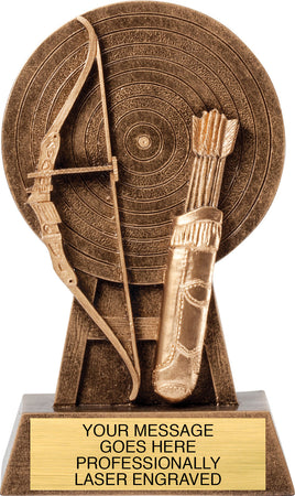 Archery Resin Trophy - 7 inch [RM5102-AY]