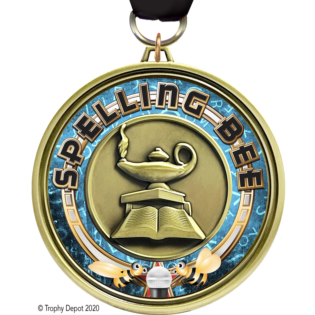 3" Eclipse Insert Medal - Spelling Bee - TD Exclusive! [MEL1-SPB]