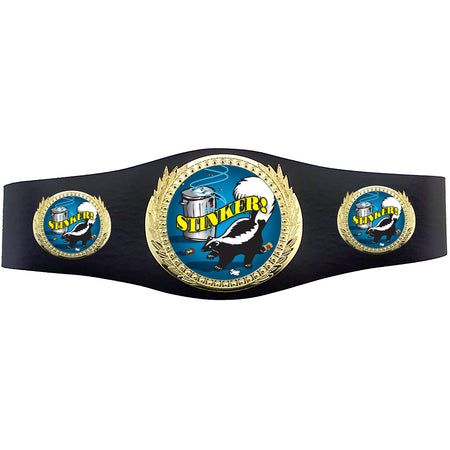 Losers 40 inch Youth Triple Art Champion Award Belt - Stinker! [C3SAB3-LSR-STNK]