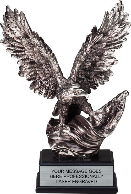 Silver Finish Resin Eagle [RES80]