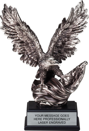Silver Finish Resin Eagle [RES80]
