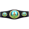 Last Place 40 inch Youth Triple Art Champion Award Belt [C3SAB3-LSR]