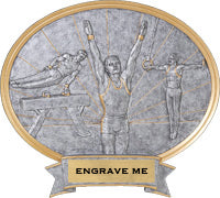 Gymnastics Sport Legend Ovals - Male [SLO8-GM]