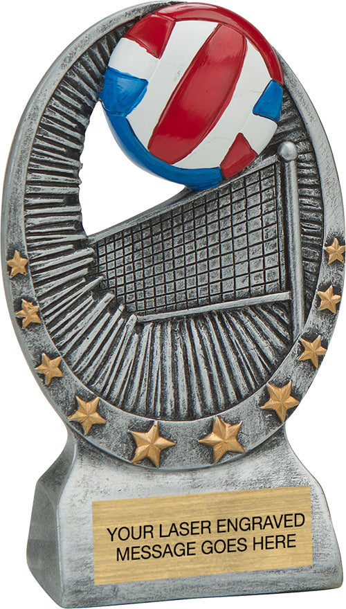 Volleyball Star Bright Resin Trophy [RGSR6-VB]