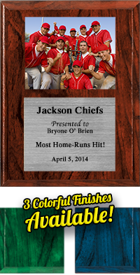 Color Finish Vertical Photo Plaque [PV328-RGB]