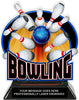 Bowling Colorix-T Acrylic Trophy - 6.25 inch [TACR6-BW-Q]