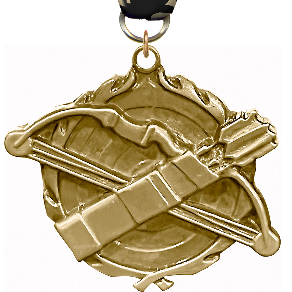 1.75 inch Archery Wreath Medal [MP18-AY-G]