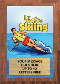 Full Color Plaques [PFCSTK5-WTRSKI]