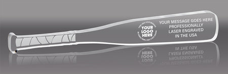 Acrylic Baseball Bat Award - 15 inch [ABAT-BS-15-Q]