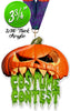 Halloween Jack-O-Lantern Costume Contest Acrylic Medal -  3.75 inch [MACR375-HLWN-JAKCOS-Q]