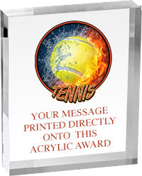 Tennis Vibrix Acrylic Award [ACB45V-TN]
