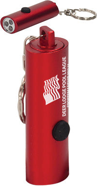 Triple LED Flashlight Keychain- Red [FLSHLT111-RED]