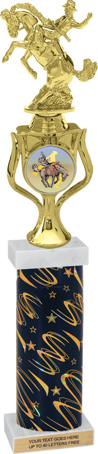 Tulip Insert Riser Rectangle/ Oval Column Trophy [TQTLP18]