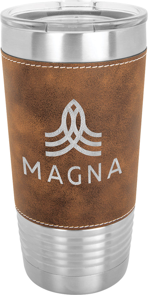 Polar Camel 20 oz. Ringneck Rustic Leatherette Vacuum Insulated Tumbler [JTML-528]