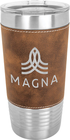 Polar Camel 20 oz. Ringneck Rustic Leatherette Vacuum Insulated Tumbler [JTML-528]