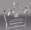 Acrylic Crown Award - 5.75 x 4.75 inch [ACRWN-54-Q]