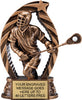 Lacrosse Male Star Flame Resin Trophy [RSF5-LCM]