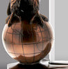 Eagle on Globe Resin with Engravable Jade Crystal [RMEGJIS7]
