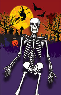 Halloween- Skeleton Plaque Insert [BBP-1315]