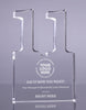 Number 11 Acrylic Award - 6 inch [ATNM-11-6-Q]
